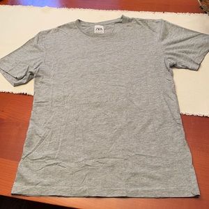 Zara Mens Crew Neck Tee Shirt